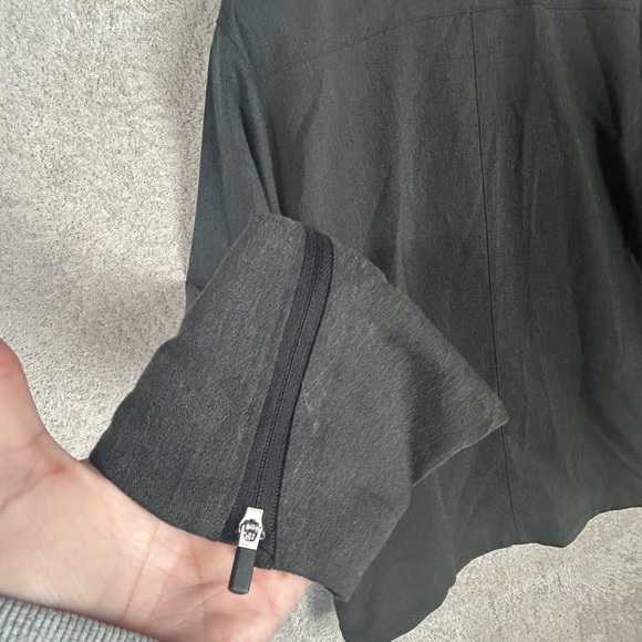 Nau Jacket Mens Medium  Full Zip Stand Collar Organic Cotton Blend Lightweight - Picture 10 of 13